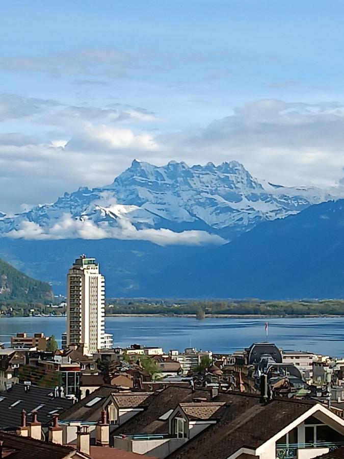La Plus Belle Vue Du Lac Leman Montreux Exterior photo